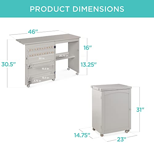 La Mejor Selección de Mueble costurero madera que Puedes comprar On-line. 5 Imagen adicional