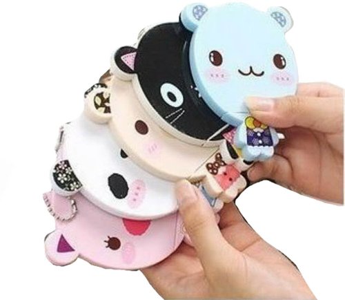YOYOSTORE 1 Mix Catoon Shaped Convenient Portable Makeup Compact Cosmetic Mirror + Comb