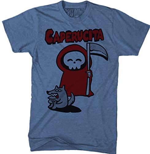 Encuentra la mejor selección de Muneca caperucita lobo al mejor precio. 36 CAPERUCITA Y EL LOBO LA MUERTE PLAYERA AZUL Rott Wear (M)