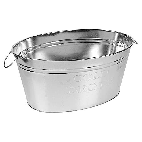*BARREÑO OVAL ZINC 50x35 CM