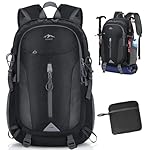 RAINSMORE Mochila Senderismo 40 Litros Mochila Ple...: MOCHILA SENDERISMO DURADERA Y LIGERA: Esta mochila de senderismo está fabricada con tejido de nailon impermeable y muy resistente a los desgarros, que se seca rápidamente y se puede reutilizar tras el lavado. La mochila senderismo cuenta con cremalle...