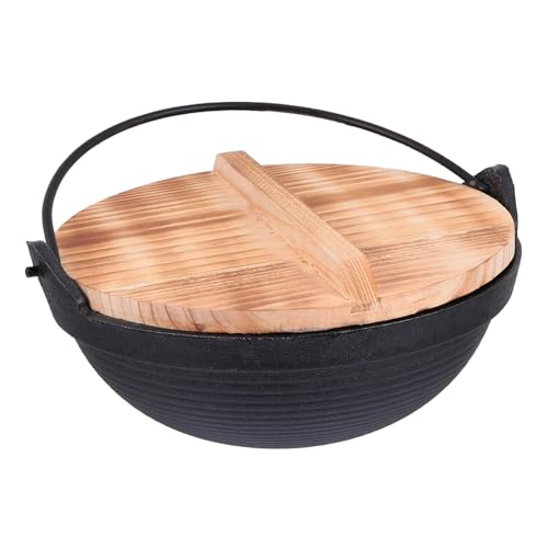 Cabilock Cooking Pot Lid Hanging Pot Portable for Backpacking Camping and Picnics