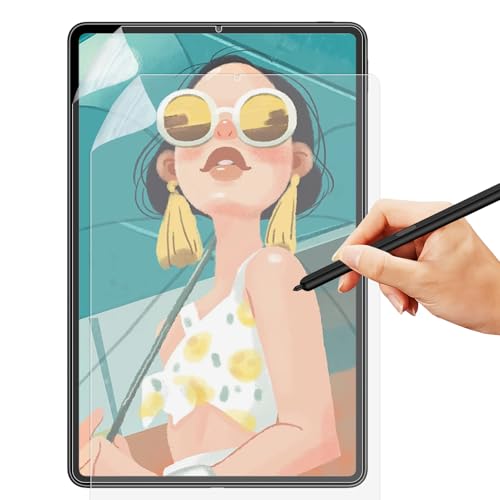 2 protectores de pantalla de papel compatibles con Samsung Galaxy Tab S6 Lite de 10,4 pulgadas con tacto mate, protector de pantalla para S Pen, lámina antideslumbrante para dibujar, escribir y tomar