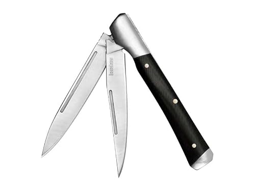 Kershaw Allegory Manual Folding Pocket Knife, Two Bladed Knife With Clip Point And Spear Point Blades, Slipjoint With Micarta Handle #TOP3