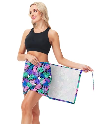 Image of AOBUTE Womens Upf 50+ Beach Sarong Swim Skirt Wrap Cover Up XS-2XL