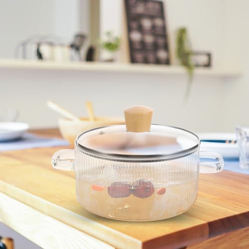 Casserole en verre anti-débordement à cuisson uniforme 1350ml - 4
