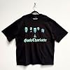 Rock Off officially licensed products Good Charlotte Generation RX Skulls Limited Edition 999 Oversized Boxy T Shirt M Black #2