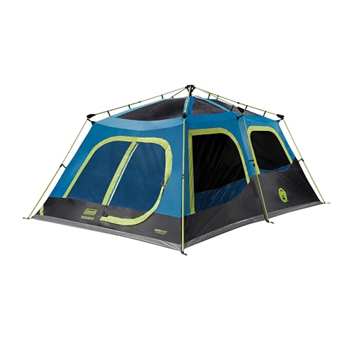 Image of Coleman 4 /6 /8 /10 Person Instant Camping Tent with 1-Minute Setup, Large Family Tent with Pre-Attached Poles, Air Vent, & Carry Bag, Sets Up in About 60 Seconds