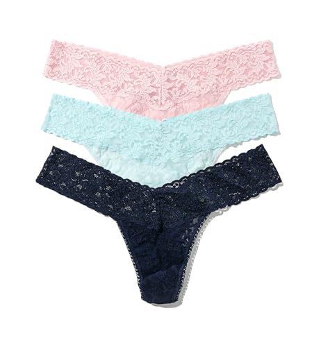Image of hanky panky - Signature Lace Low Rise Thongs for Women | Lacy Lingerie Underwear | 3 or 5 pack