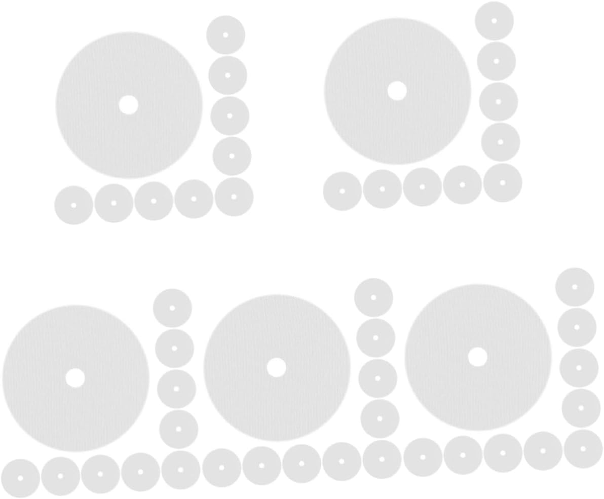 PRETYZOOM 50pcs Silicone Dehydrator Sheets Fruit Vegetable Dryer Mats Non-stick Surface for Dehydrator Machines