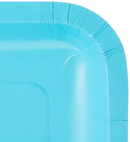 Creative Converting Touch Of Color Paper Lunch Plates, 7.25-Inch, Bermuda Blue #TOP3