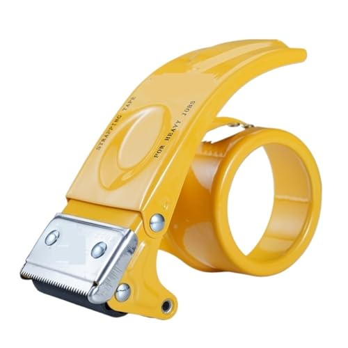 KIAOPU Cortador de Cinta Industrial de 48 mm, dispensador de Cinta de Embalaje de 2", cortadores de Cinta de Metal, dispensador de precinto de Embalaje, Color Aleatorio