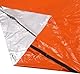 Cao Wiederverwendbarer Überlebensbeutel für Erwachsene, Unisex, Orange oder Khaki, 2,00 x 0,90 m
