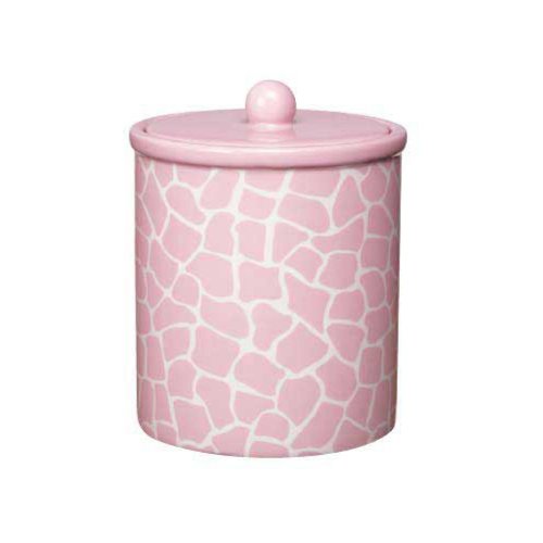 Contenedor de snacks Petstudio Sweet Safari rosa 32 oz para decorar tu cocina y mimar a tu perro 2