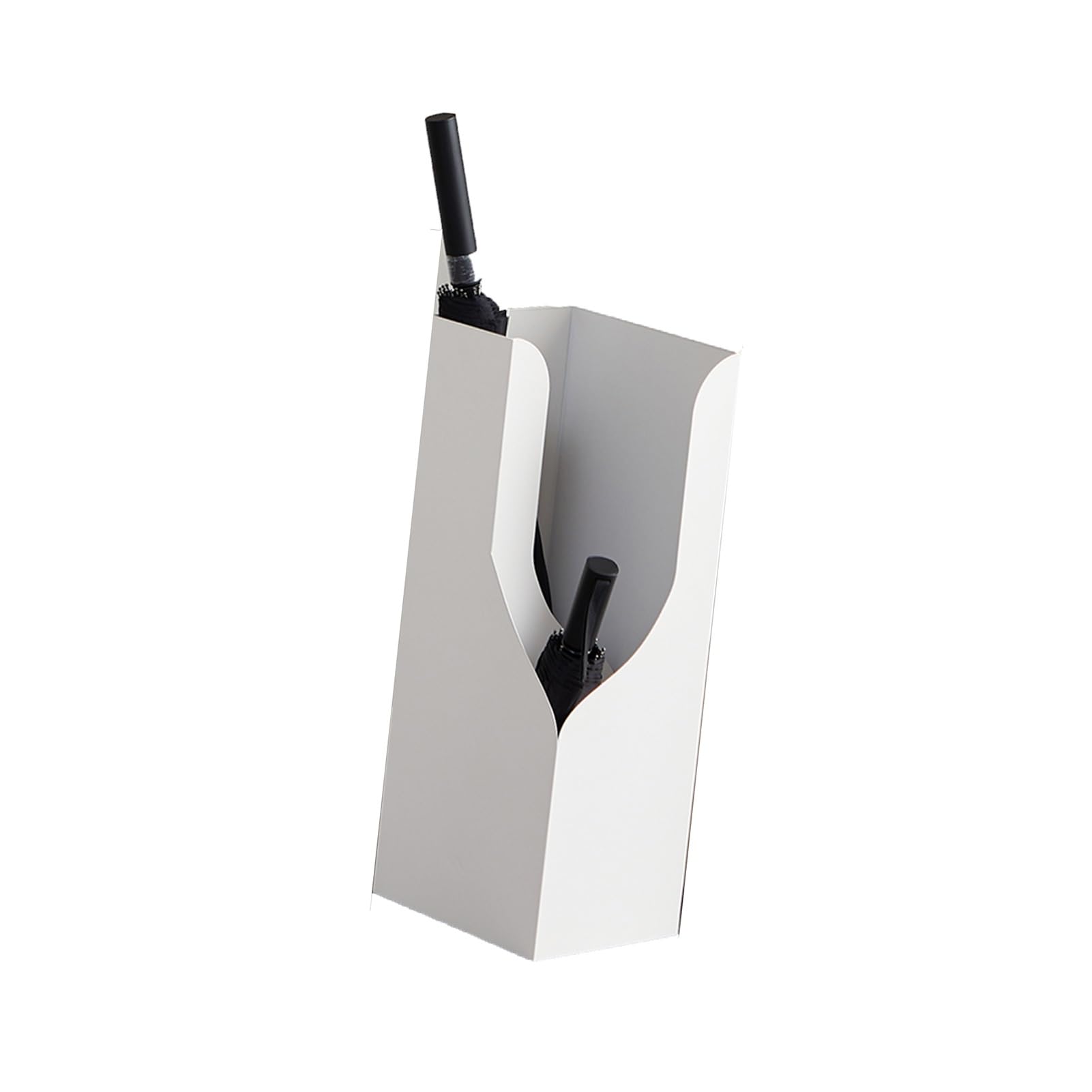 WXPGFEQ Umbrella Stand Rack, Freestanding Square Holder with Removable Drip Tray for Entryway