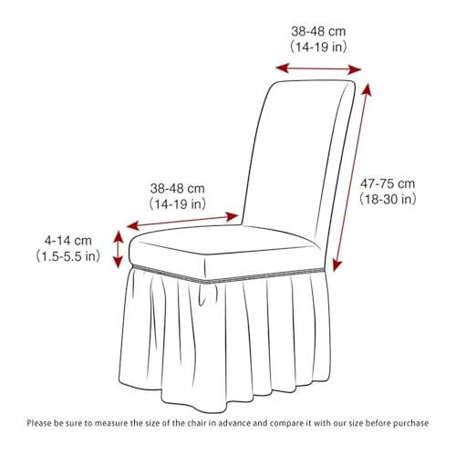 Decoración elegante del hogar con fundas de silla de respaldo alto elásticas 5