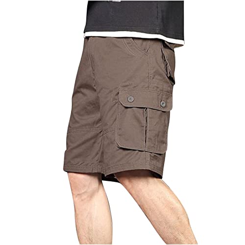 XUNRYAN Linen Shorts for Men Casual Knee Length Shorts Sports Casual Shorts Quick Dry Kurz Wanderhose White Loose Fit Casual Shorts Gym Workout Workout Knee Loose Fit Capri Long Shorts