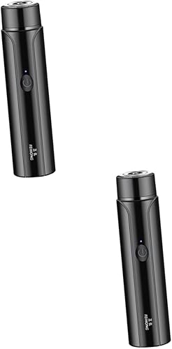 2 juegos de afeitadora eléctrica, mini afeitadora portátil para hombres, maquina de afeitar para hombre, máquinas de afeitar para hombres,