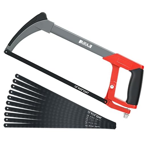 AIRAJ Professional Hacksaw with Spare Blades