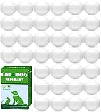 36 Pack Stray Cat Repellent Natural Peppermint Oil to Repel Cats and Dogs Outdoor Dog Repellent Feral Cat Deterrent, Keep Cat & Dogs Off Yard Lawn Garden Mulch & Flower Beds, Human & Pet Safe