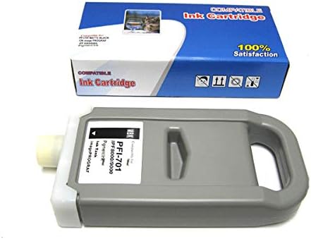 Vivid Colors Cartucho de tinta compatible con PFI-701 para impresoras Canon PFI-701MBK (23.7 fl oz, negro mate) para impresoras iPF8000, iPF8000S,