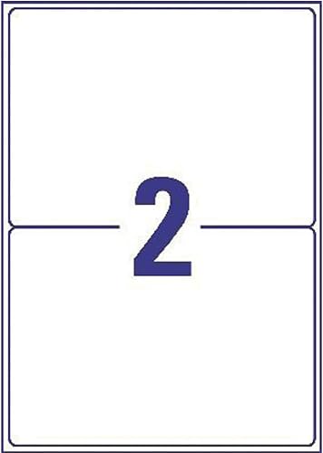 Avery B3655-50 (210 x 148.5mm) Extra Strong Adhesive, Ultra Heavy Duty Industrial Waterproof GHS Labels, 2 Labels Per A4 Sheet - 2