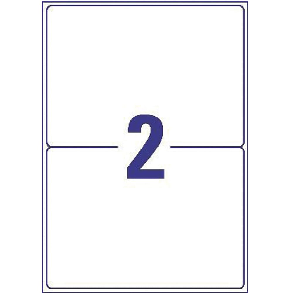 Avery B3655-50 (210 x 148,5 mm), adesivo extra forte, ultra resistente, impermeabile, per uso industriale, GHS, 2 etichette per foglio A4