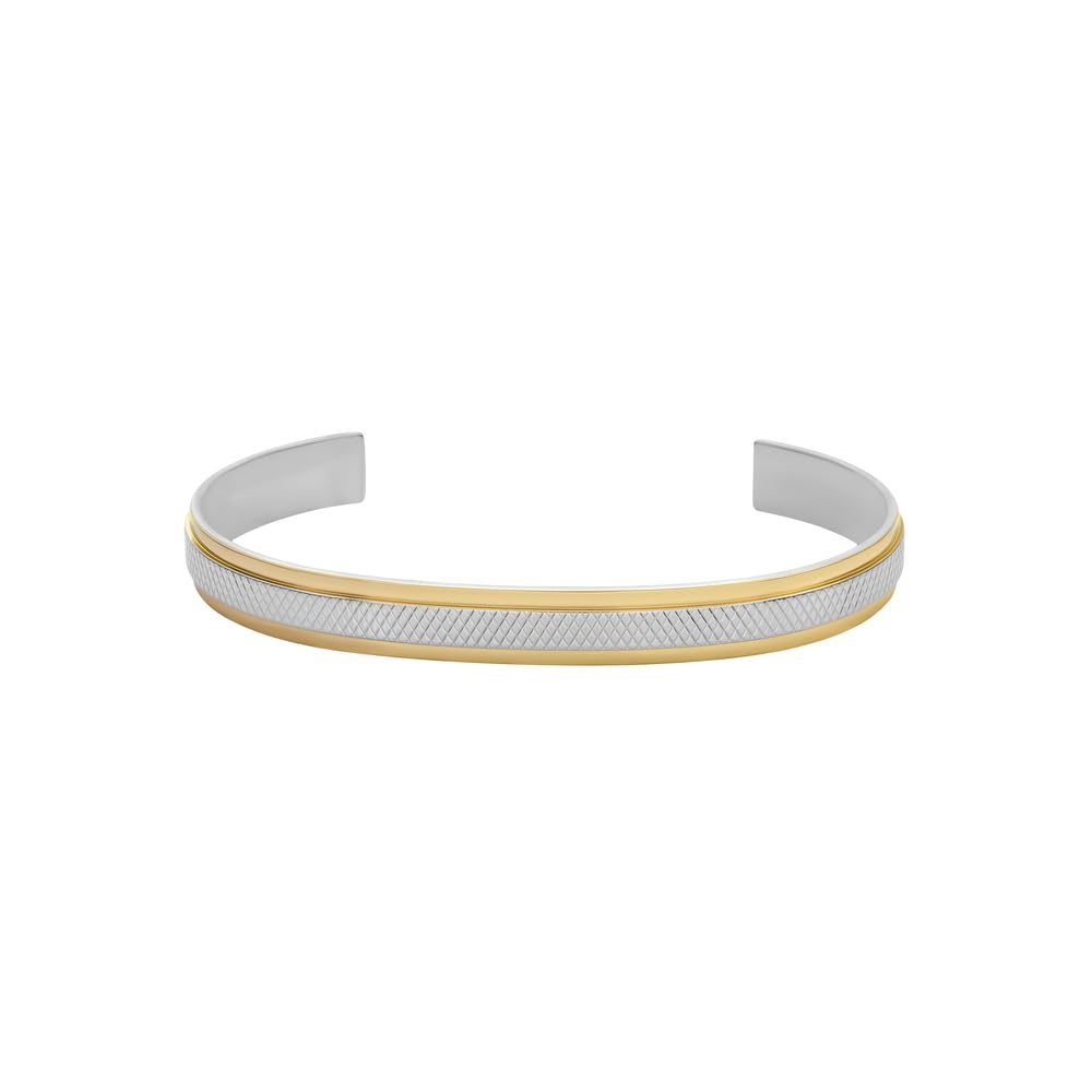 FOSSIL Herren Edelstahl mit offenem Armreif