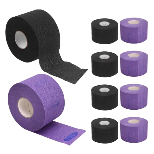 Bandes de cou jetables en papier crépon premium protection coiffure x10