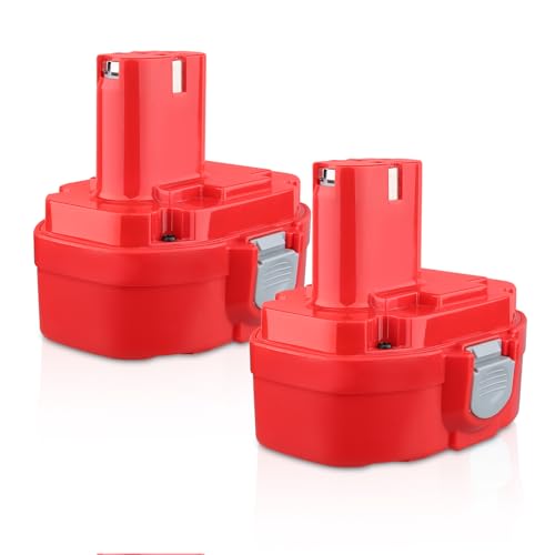 2 x 18V 4.8Ah 1822 Battery Replacement for Makita 18V Battery Compatible with Makita PA18 1823 1833 1834 1835 192828-1 192829-9