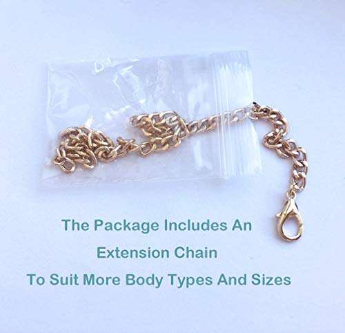 Gold Sexy Tops For Women Sparkly Deep V Neck Crop Tank Tops Cami Body Chain Top Medium #TOP5