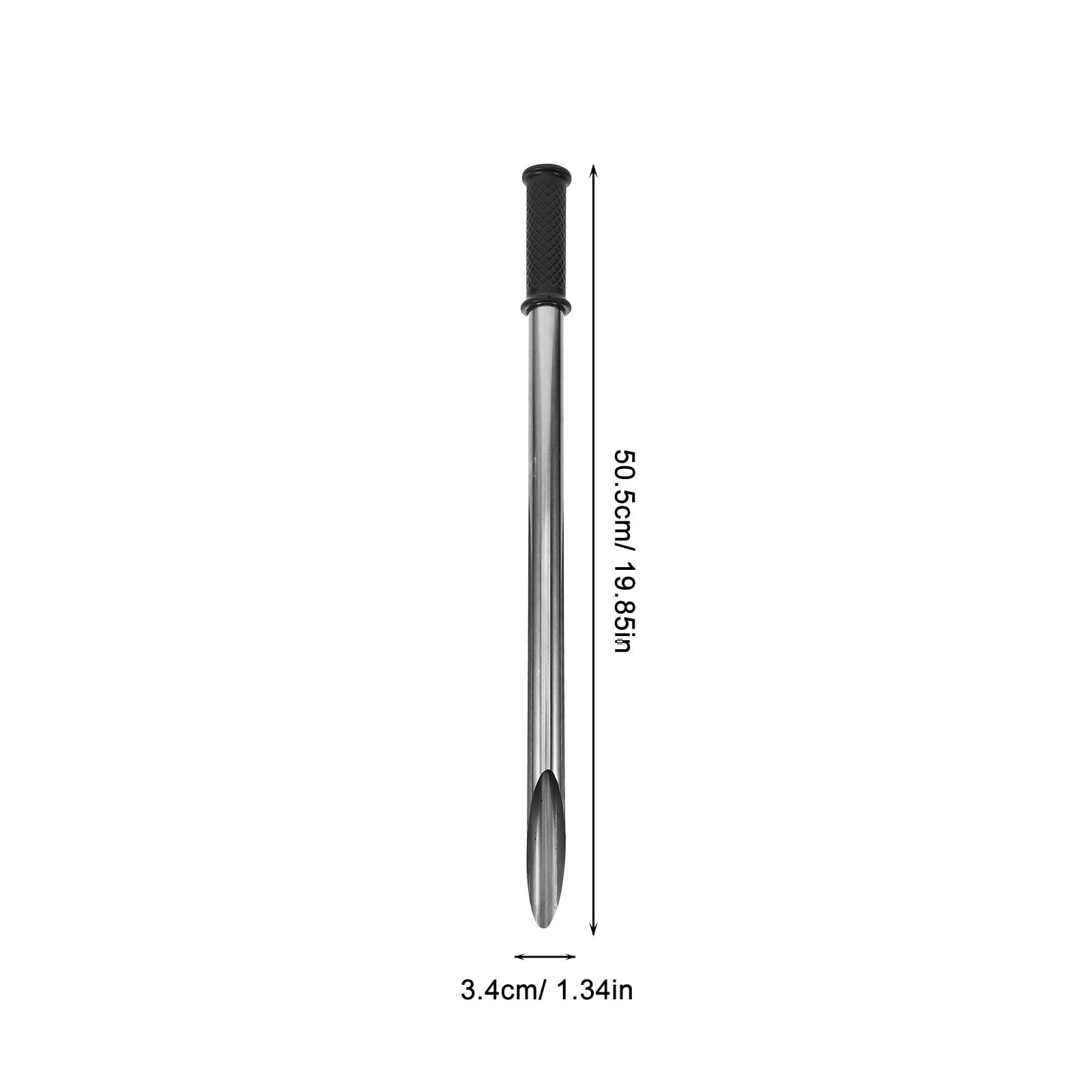 GALPADA Tube D'échantillonnage en Acier Inoxydable 0,5 M pour Poudre Agricole et Céréales, Échantillonneur Monocouche Fin, Outil Professionnel pour Prélèvement de Sol et Ciment