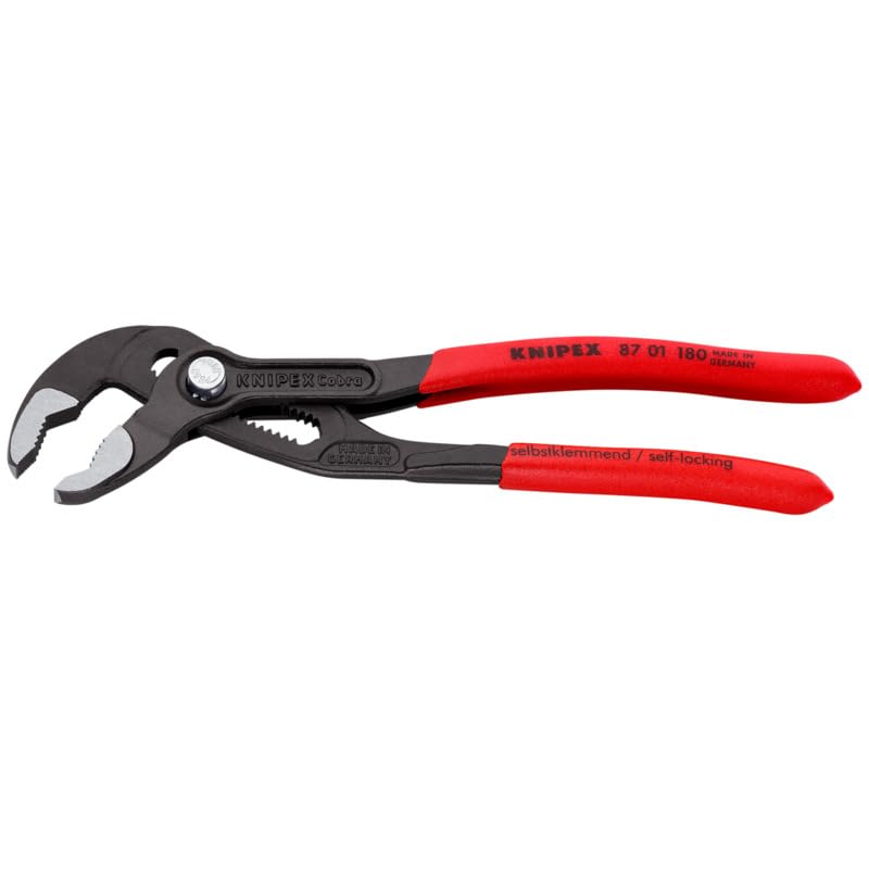 KNIPEX Tools Cobra Water Pump Pliers, 7 1/4 inch, red - Image 4