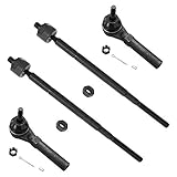 Detroit Axle - Front Inner and Outer Tie Rod Ends Replacement for Town & Country Dodge Grand Caravan...