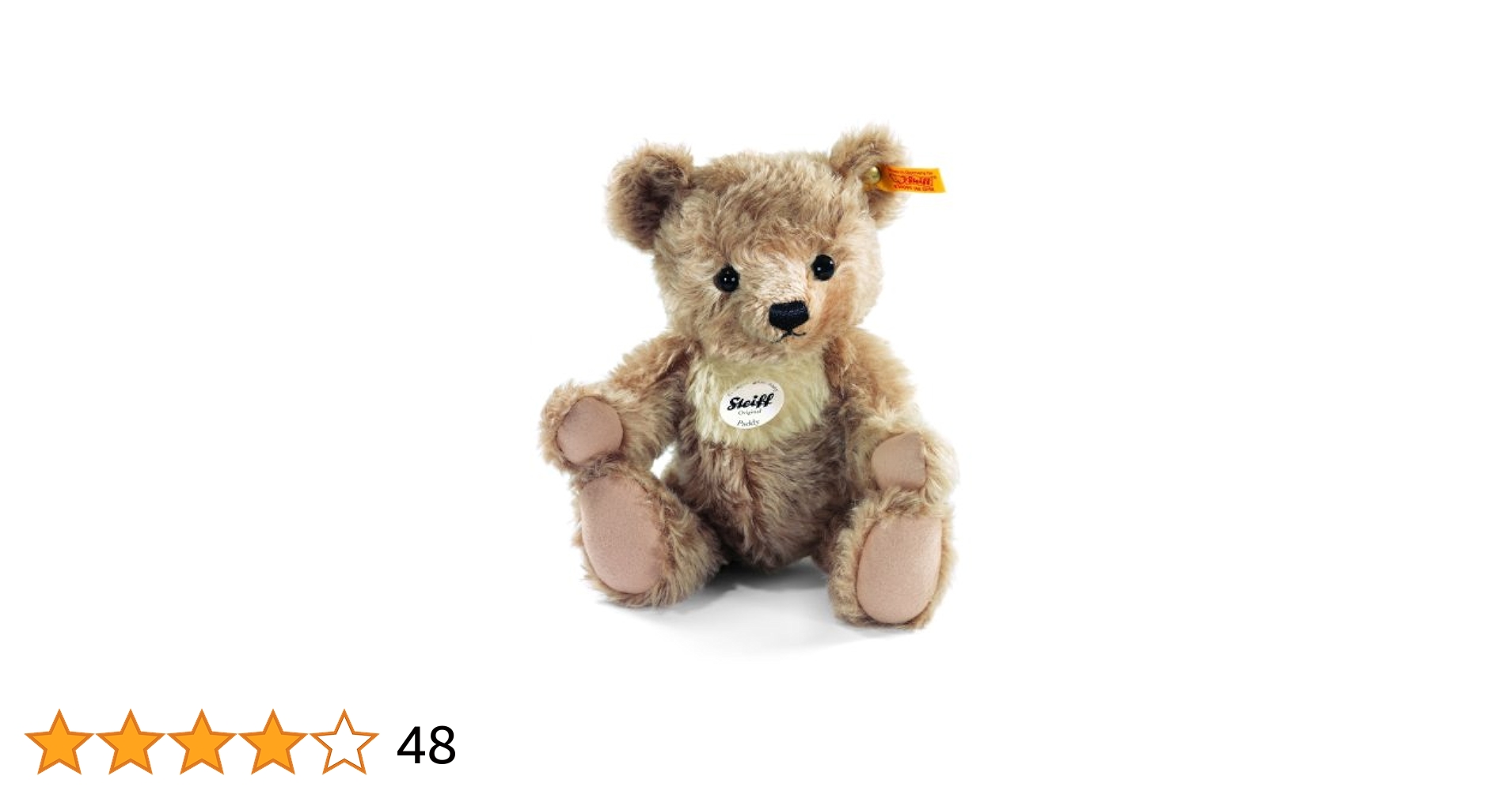 美品 シュタイフ Steiff テディベア パディ 027178 廃盤 タグ付