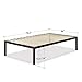 ZINUS 18 Inch Lorrick Metal Platform Bed Frame, Mattress Foundation, Easy, Bolt Free Assembly, Twin, Black