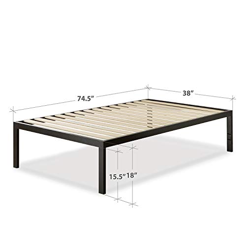 Zinus Lorrick Quick Snap TM 18 Inch Platform Bed Frame / Mattress