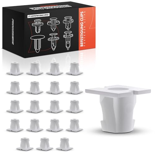 Image of Frankberg 20x Body Trim Clips Push Retainer Engine Protection Sill Compatible with i10 BA IA PA Tucson TL TLE Sportage SL Picanto SA Rio III UB Rio IV FB SC YB Stinger CK Replace# 21356