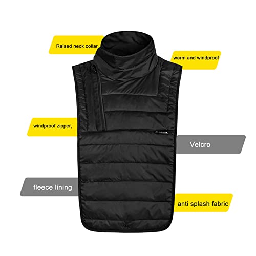 Generic Aquecedor de peito com polaina de pescoço de inverno, Aquecedor de pescoço de inverno para h