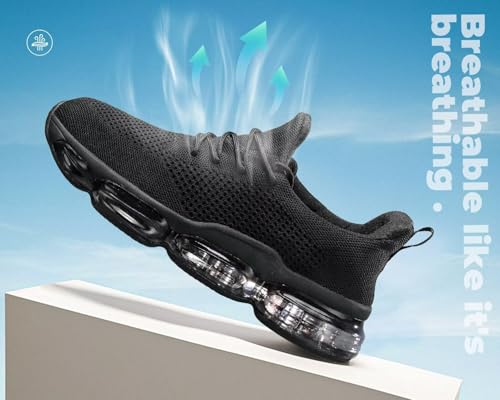 Image of Men's Air Running Shoes Non Slip Workout Casual Sport Shoes for Men Basketball Sneakers Fashion Tennis Sport Fitness Cross Trainers