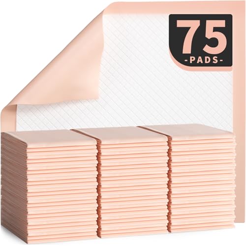 Image of MKISS 30 inch x 36 inch Disposable Bed Pads [75 Counts], Heavy Absorbency Underpad