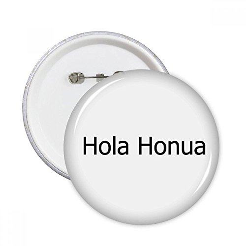 Pins ronde mondiale hawaïenne pour masquer l'usure d'un vêtement