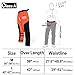 ZELARMAN Chainsaw Chaps 8-layer Protective Apron Wrap Adjustable Chainsaw Pants/Chap for Loggers Forest Workers Class A