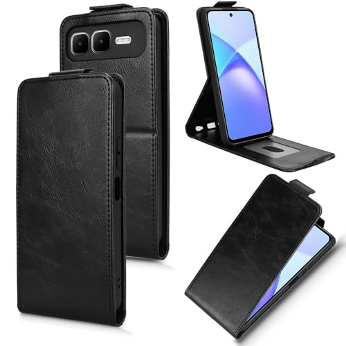 Étui cuir Infinix Smart 10 Plus X6725B finitions soignées noir