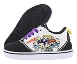 HEELYS Youth Kids Rugrats Pro 20 Prints Wheels Skate Sneaker Shoes (Black/White/Purple/Yellow, Numer