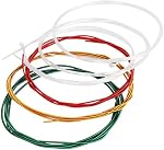 Colorful Classical Guitar Strings 3 full sets Clear Nylon for E-1st B-2nd G-3rd and Nylon Core Colorful Coated Copper Alloy Wound for D-4th A-5th E-6th