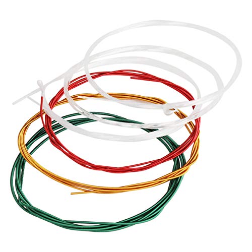 Colorful Classical Guitar Strings 3 Full Sets Clear Nylon For E-1St B-2Nd G-3Rd And Nylon Core Colorful Coated Copper Alloy Wound For D-4Th A-5Th E-6Th #TOP1