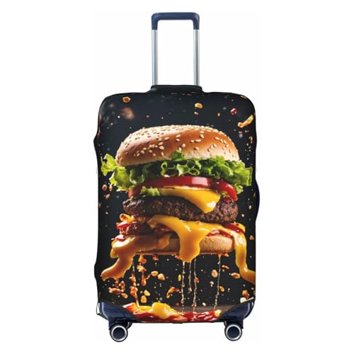 Fast Food Print Suitcase Covers For Luggage Suitcase Cover Travel Luggage Cover Fits 18-32 Inch Suitcases