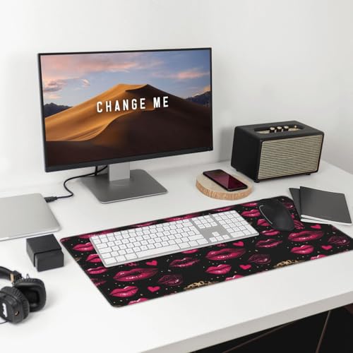 Tapis de souris pour ordinateur portable bureau chic et léopard
