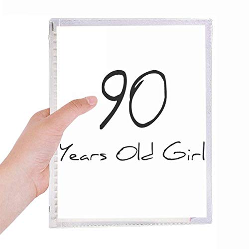 Carnet de notes à spirale rechargeable A5 pour femme et écriture créative